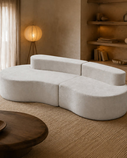 Arcadia Curve 3 Seater Foam Lounge Sofa