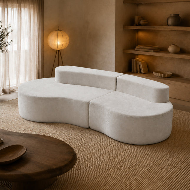 Arcadia Curve 3 Seater Foam Lounge Sofa