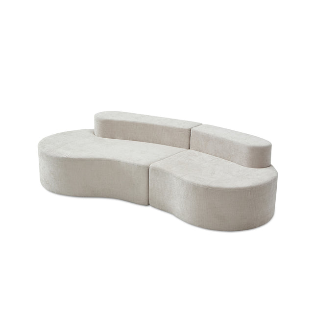 Arcadia Curve 3 Seater Foam Lounge Sofa