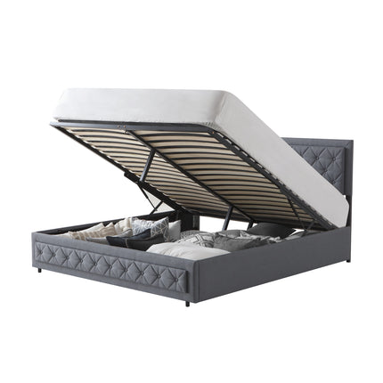 Vienna Storage Bed Frame with Gas Lift