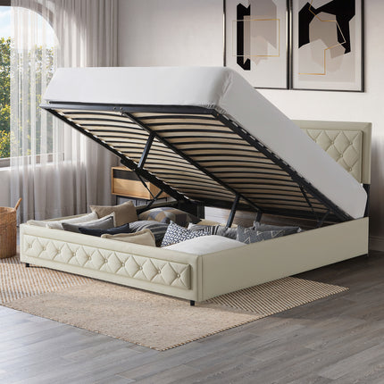 Vienna Storage Bed Frame with Gas Lift