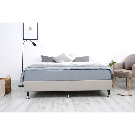 Ensemble Bed Base with Solid Slat Support