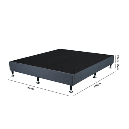 Ensemble Bed Base with Solid Slat Support