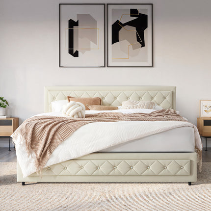 Vienna Storage Bed Frame with Gas Lift