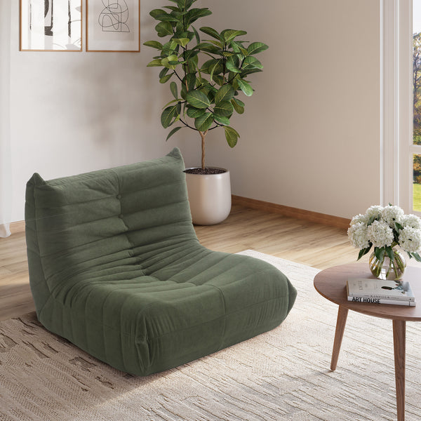 Zzz Atelier Caterpillar Floor Lounger Chair Foam Sofa
