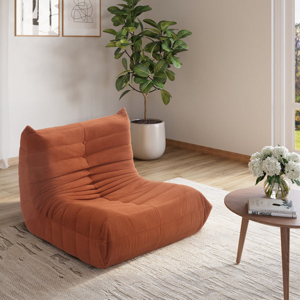 Zzz Atelier Caterpillar Floor Lounger Chair Foam Sofa